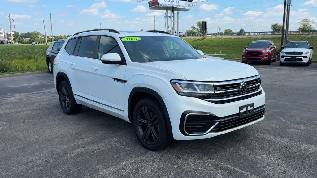 Pre-Owned 2021 Volkswagen Atlas 3.6L V6 SE w/Technology R-Line - photo - 8